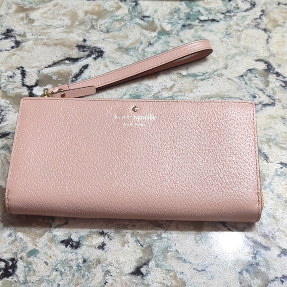 ⬇️$49EUC Pink Kate Spade New York Double Zipper Wallet/wristlet
